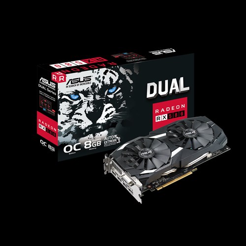 VGA ASUS AMD Radeon RX 580 8GB GDDR5 _ DUAL- RX580- O8G (318MT)